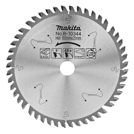 Afbeeldingen van Makita Zaagb Corian 165x20x2,4 48T 5g B-10344