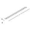 Afbeeldingen van GB Lijmkoppelstrip Wave 300 22x0,7 Sendzimir Verzinkt