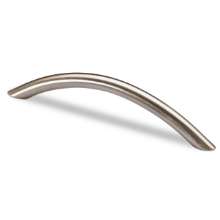 Afbeeldingen van Hettich Greep Nicia, boorafstand 96, L 112 mm, H 30 mm, ø 10 mm, roestvrij staal finish geborsteld