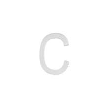 Afbeeldingen van INTERSTEEL Huisletter C 100 mm rvs geborsteld 4026