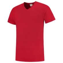 Afbeeldingen van Tricorp t-shirt v-hals TFV160 101005 Rood XL