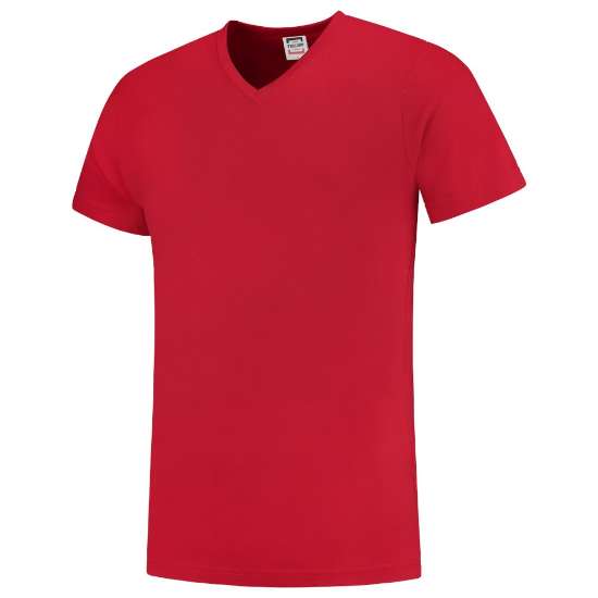 Afbeeldingen van Tricorp t-shirt v-hals TFV160 101005 Rood XL