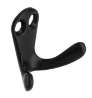 Afbeeldingen van Siro Kapstokhaak metaal - boorafstand 8mm/L 33mm/H 22mm/B 44mm - zwart 