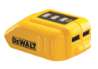 Afbeeldingen van DeWalt laadadapter DCB090-XJ - USB - voor alle XR accu's geleverd zonder accu