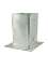 Afbeeldingen van GB paalhouder met plaat - 91x91x150x2mm - thermisch verzinkt