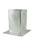 Afbeeldingen van GB paalhouder met plaat - 91x91x150x2mm - thermisch verzinkt