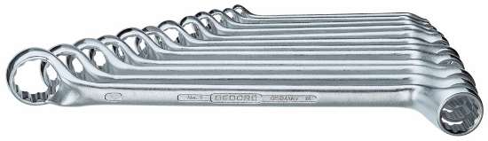 Afbeeldingen van Gedore Ringsleutelset 6-22mm Type 2 8-Delig Op=Op