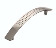 Afbeeldingen van Siro Meubelgreep metaal - boorafstand 128mm/L 159mm/H 30mm/B 18mm RVS effect 