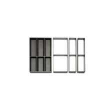 Afbeeldingen van Blum basispakket Orgalux - 1x bestekindeling D50 1x werkbestekindeling D50 - carbonzwart OL.BP5001CS
