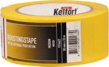Afbeeldingen van Kelfort bekistingstape - 50mm x 33 meter - geel medium duty 