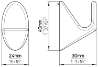 Afbeeldingen van Siro Meubelknop metaal - L 40mm/H 30mm/B 24mm - chroom glanzend 