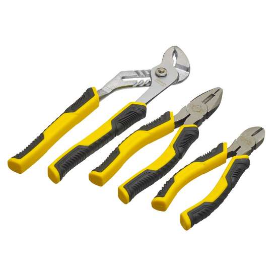 Afbeeldingen van Stanley tangenset CG Dynagrip - 3 delig