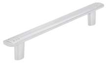 Afbeeldingen van Siro Meubelgreep metaal - boorafstand 128mm/L 161mm/H 24mm/B 14mm - chroom glanzend 