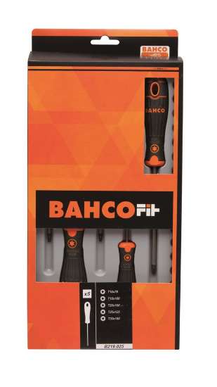 Afbeeldingen van Bahco bahcofit schroevendraaierset, 5 stuks