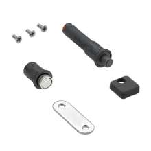 Afbeeldingen van Hettich WingLine S, Magnetische vergrendeling design voor basisset Push to move, zwart