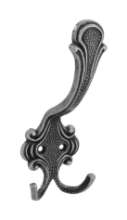 Afbeeldingen van Siro Kapstokhaak metaal - boorafstand 19mm/L 148mm/H 68mm/B 58mm antiek ijzer 