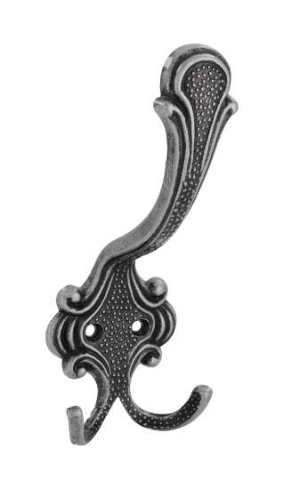 Afbeeldingen van Siro Kapstokhaak metaal - boorafstand 19mm/L 148mm/H 68mm/B 58mm antiek ijzer 