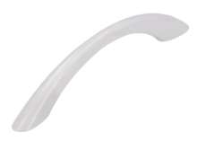Afbeeldingen van Siro Meubelgreep kunststof - boorafstand 96mm/L 134mm/H 28mm/B 11mm wit 