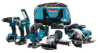 Afbeeldingen van Makita combiset DLX6082T - 18v - bestaande uit 5 machines 