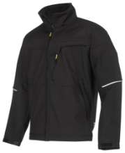 Afbeeldingen van Snickers softshelljack 1212-0400 maat 2XL zwart