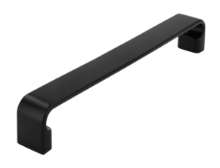 Afbeeldingen van Siro Meubelgreep metaal - boorafstand 160mm/L 168mm/H 26mm/B 18mm mat zwart 