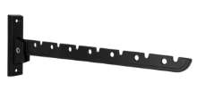 Afbeeldingen van Siro Wasdroger metaal - boorafstand 87mm/L 380mm/H 41mm/B 29mm - antiek zwart 