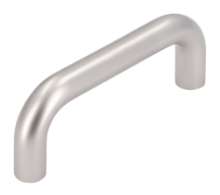 Afbeeldingen van Siro Meubelgreep kunststof - boorafstand 64mm/L 73mm/H 28mm/B 9mm - nikkel mat 