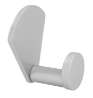 Afbeeldingen van Siro Haak metaal - zelfklevend L 50mm/H 33mm/B 43mm aluminium 