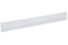 Afbeeldingen van Alum. ventilatiestrip  500x 60mm blank gean.