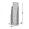 Afbeeldingen van GB Balkdrager GBS-ZL 63x225 1,5 Sendzimir Verzinkt