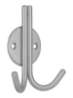 Afbeeldingen van Siro Kapstokhaak metaal - boorafstand 32mm/L 100mm/H 36mm/B 77mm RVS 