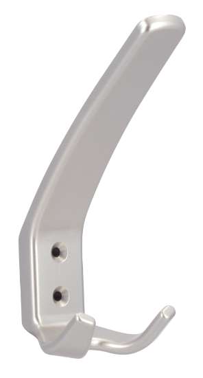 Afbeeldingen van Siro Kapstokhaak kunststof - boorafstand 20mm/L 150mm/H 96mm/B 57mm - nikkel mat 