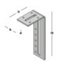 Afbeeldingen van GB Hoekanker zwaar type A, 95x210mm 60x6mm Zink-Magnesium