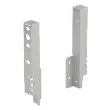 Afbeeldingen van Hettich Set achterwandverbinder ArciTech  186 mm, zilver, links en rechts
