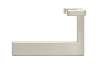 Afbeeldingen van Siro Kapstokhaak metaal - boorafstand 32mm/L 61mm/H 40mm/B 70mm RVS effect 