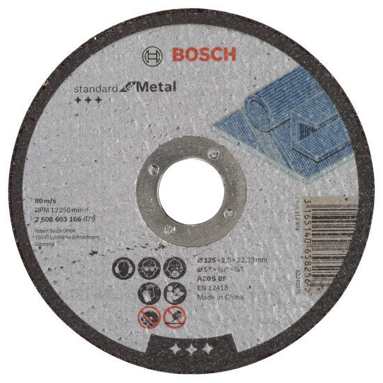 Afbeeldingen van Bosch Doorslijpschijf recht Standard for Metal