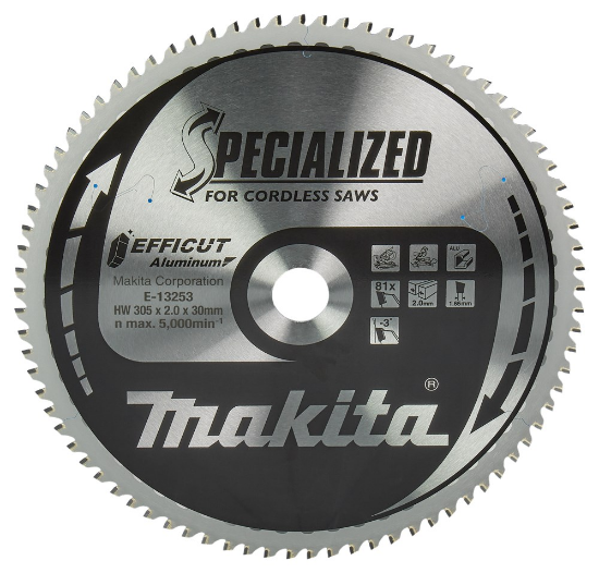 Afbeeldingen van Makita zaagblad Efficut - Ø305x30 81 tands 