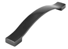 Afbeeldingen van Siro Meubelgreep metaal - boorafstand 160mm/L 193mm/H 28mm/B 24mm - zwart chroom glanzend 