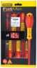 Afbeeldingen van Stanley schroevendraaierset FatMax - zaagsnede/PZ lengte 50mm - VDE 6 delig
