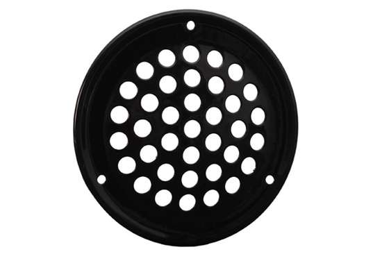Afbeeldingen van RVS rooster Ø69mm zwart