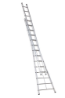 Afbeeldingen van Aluminium ladder - 2-delige opsteekladder