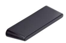 Afbeeldingen van Siro Handgreep metaal - boorafstand 64mm/L 74mm/H 23mm/B 10mm mat zwart 