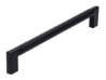 Afbeeldingen van Siro Meubelgreep metaal - boorafstand 192mm/L 206mm/H 32mm/B 12mm mat zwart 