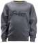 Afbeeldingen van Snickers junior logo sweatshirt 7509-3400, Maat 116, gemeleerd blauwgrijs