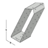 Afbeeldingen van GB gordinglas - 63x125x1,5mm - sendzimir verzinkt