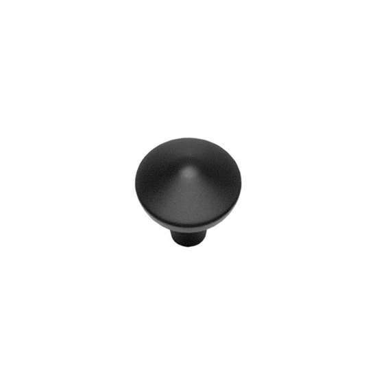 Afbeeldingen van INTERSTEEL Meubelknop ø 30 mm mat zwart 8478