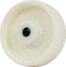 Afbeeldingen van Kelfort Wiel - Ø100mm (125kg) - Pvc met Rollager wit 