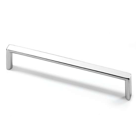 Afbeeldingen van Hettich Greep Baldone, boorafstand 96, L 104 mm, B 11 mm, H 26 mm, glans verchroomd