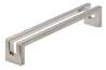 Afbeeldingen van Siro Meubelgreep metaal - boorafstand 160mm/L 168mm/H 29mm/B 26mm RVS effect 