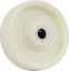 Afbeeldingen van Kelfort Wiel - Ø100mm (125kg) - Pvc met Rollager wit 